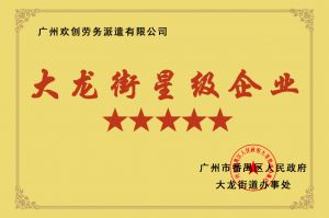 开云下注（中国）官网
集团荣获大龙街“五星级企业 ”